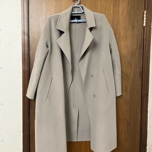 Rosemunde women’s coat size EU36/Small wool grey coat designer brand winter